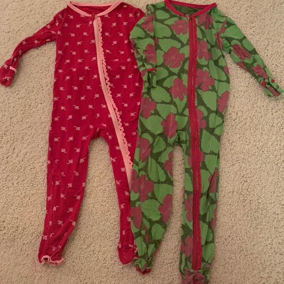 footless zipper pajamas